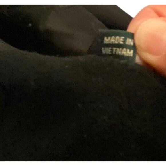 Ralph Lauren Double Breasted Trench Coat Black Removable Lining Quilted 44R VTG - Picture 9 of 16